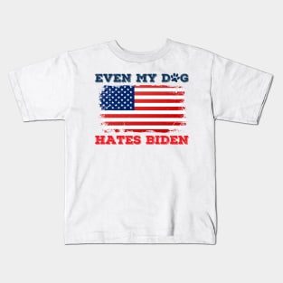 Even My Dog Hates Biden Kids T-Shirt